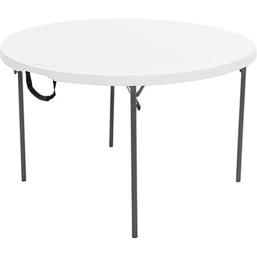 Vouwtafel Lifetime Wit 122 x 73,5 x 122 cm Staal Plastic