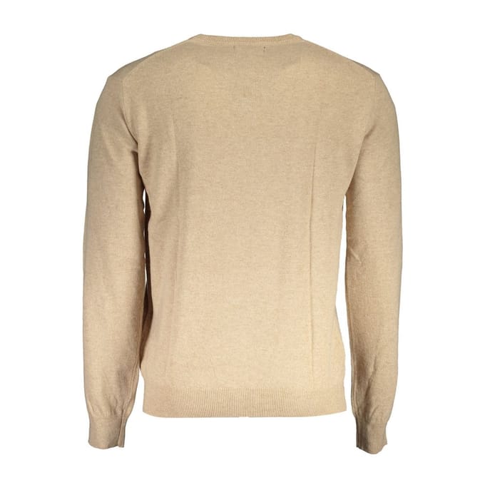 La Martina Beige Lyocell Heren Sweater
