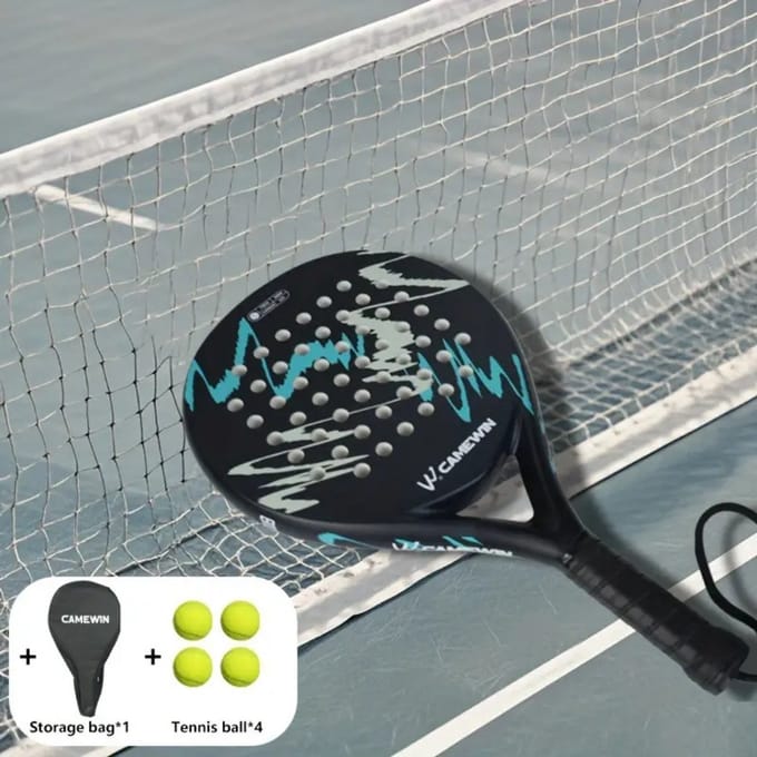 Bovista Padel Racket - Padelrackets - Padelracket - Groen Wit
