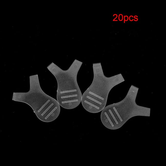 20 Stuks Professionele Wimperlift Tool Borstel y vorm Lash Perm Lifting wit