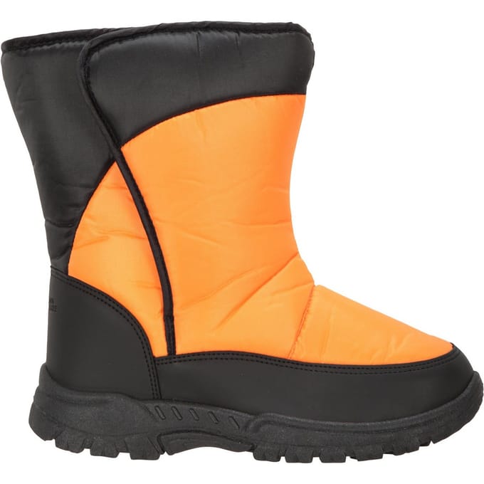 Mountain Warehouse Kinderen/Kinderen Caribou Adaptieve Gestreepte Snowboots (Oranje)