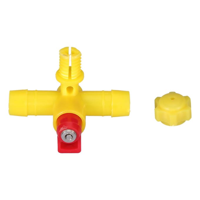 Lot de 10 distributeurs automatiques d'eau pour volaille yellow