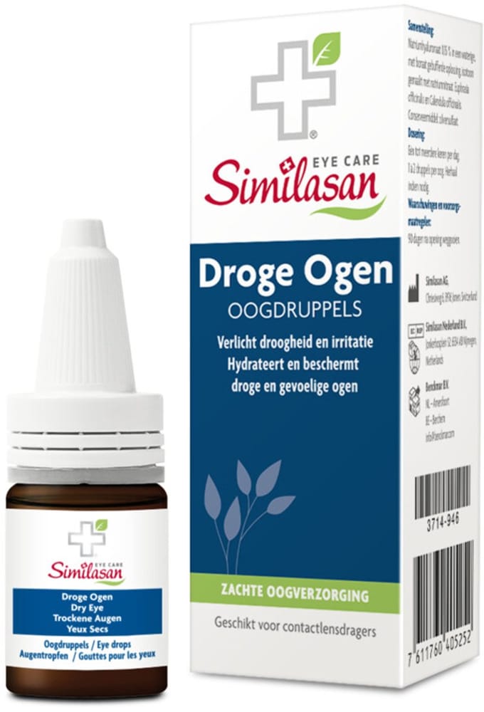 Similasan Optimoist Droge Ogen Oogdruppels - 2 x 10 ml - Voordeelverpakking