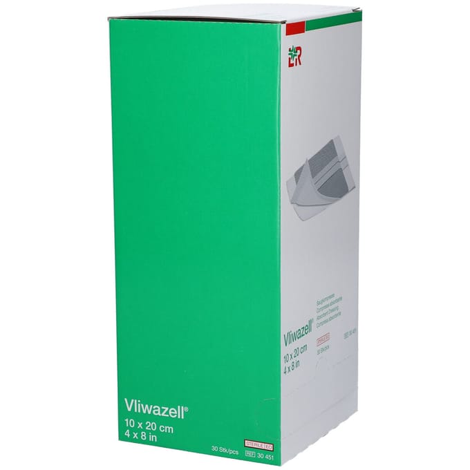 Lohmann & Rauscher Vliwazell 10x20cm 30451 30 Compressen