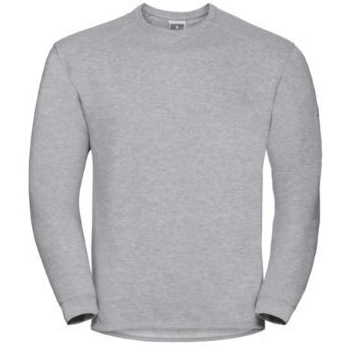 Russell Werkkleding Heren Bemanning Hals Set In Sweatshirt Top (Licht Oxford)