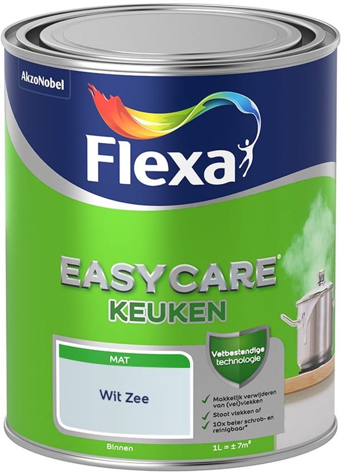 Flexa - Easycare Keuken - Wit Zee - Mengverf - 1 L