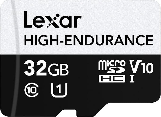 MicroSDHC Kaart Hoge Duurzaamheid UHS-I Class 10 voor Dashcam en Beveiligingscamera