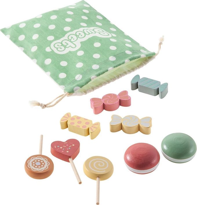 howa Houten Winkel Accessoires Snoepjes 10-delig 4890