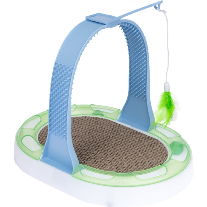 TIAKI krabspeeltje 3-in-1 voor katten 40x30x31,5cm kat