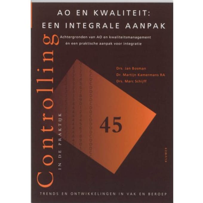 Ao En Kwaliteit - Controlling In De Praktijk - J. Bosman