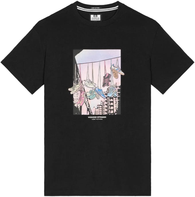 Weekend Offender - Turf Wars Graphic T-Shirt – Zwart