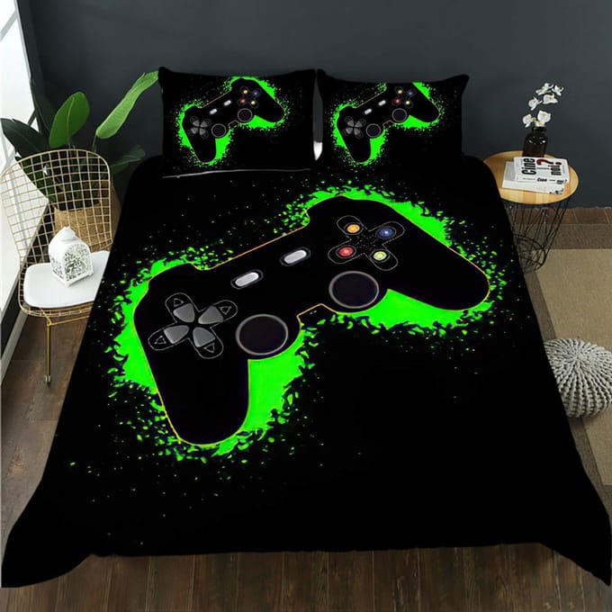 Game Controller Beddengoed Sets Coole Gaming Console Dekbedovertrek Dekbed Set Exquise Beddengoed Set Luxe Cadeau 100x135cm-2pcs