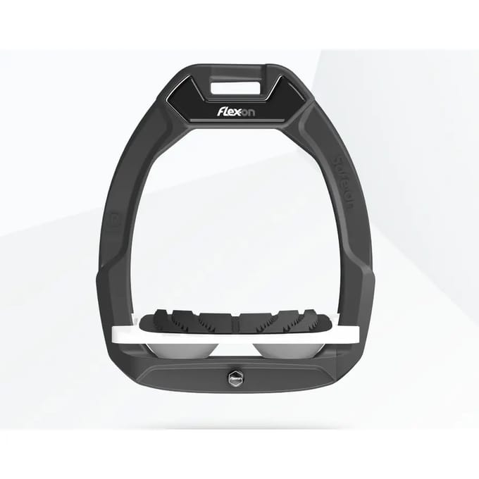 Veiligheidsstijgbeugels Ruiter Ingeling Grip Antraciet/Wit/Grijs Flex-On Safe-On