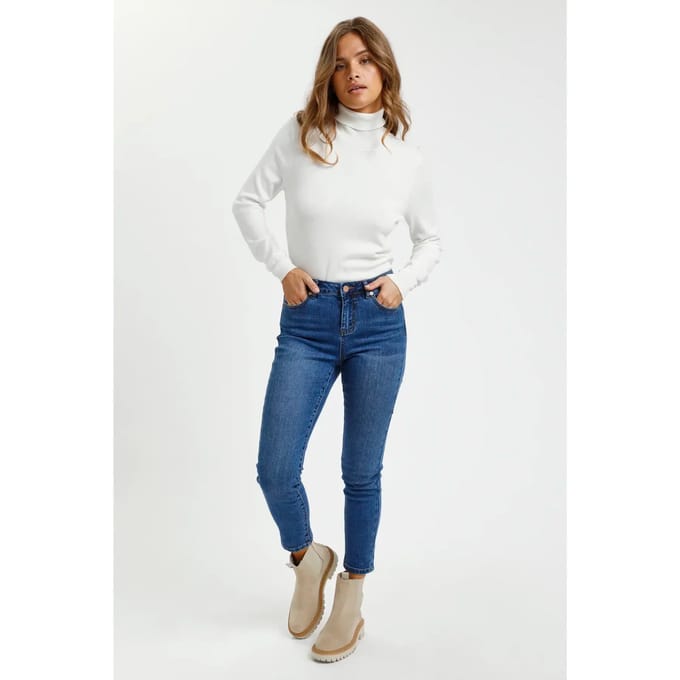 Damesjeans KAFFE Sinem HW 7/8