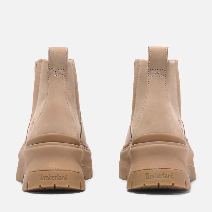 Timberland Roxie Lane Mid Chelsea Boot Light Beige Nubuck Größe: 41 | Stiefel Outlet | Damen | Braun
