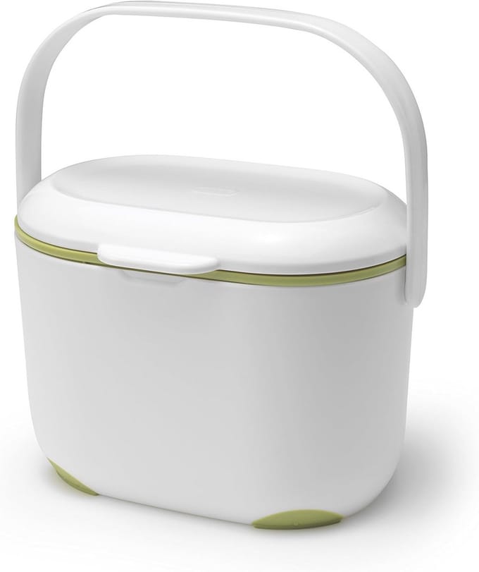 Compostbak Keuken 2.5L - Wit Groen