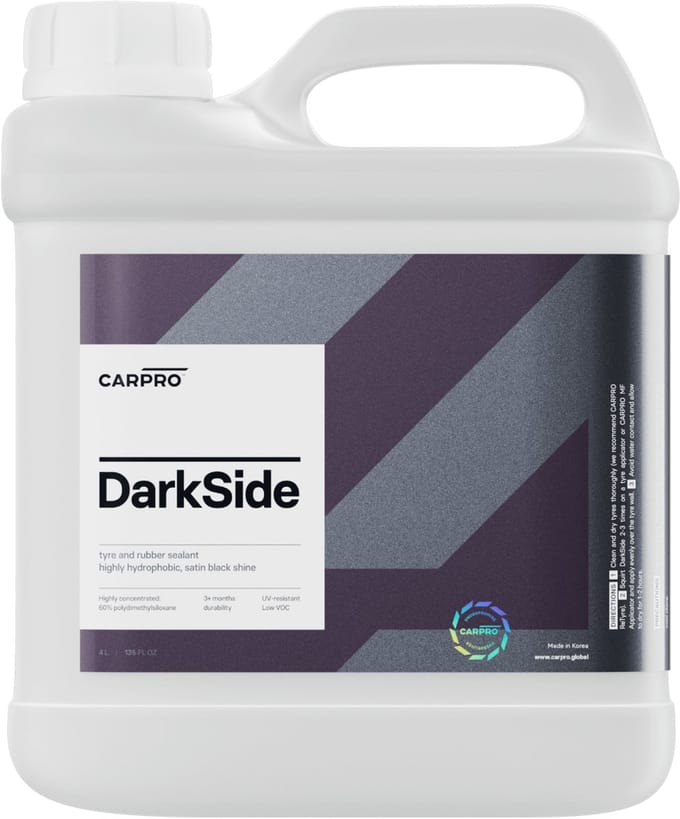 CarPro DarkSide Tyre & Rubber Sealant - 4000ml - voor autobanden - UV-bestendig