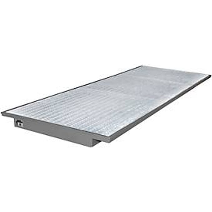 Hangende opvangbakken voor stelling type EHW 3600, grijs RAL7005
