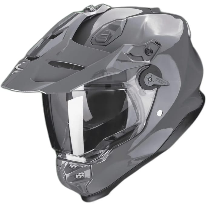 Scorpion ADF-9000 Air Solid Cement Grijs Adventure Helm - Helm
