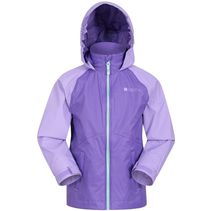 Mountain Warehouse Torrent II Waterdichte Jas voor kinderen/Kinderen (Lila)