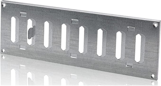 Verstelbaar Ventilatorrooster 300x100mm Verzinkt Staal