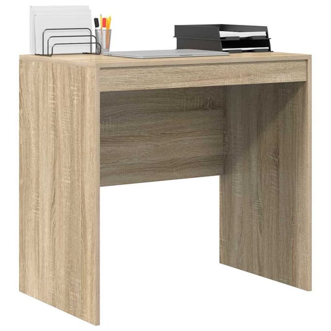 vidaXL - Bureau - Sonoma - Eik - 80 - x - 50 - x - 76 - cm