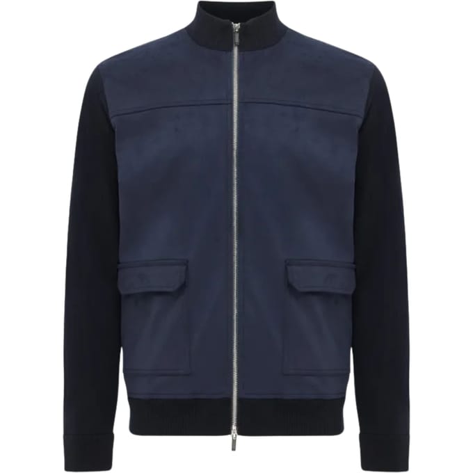 Gentiluomo Jacket Zip Ls Jackets Donkerblauw K4173-263