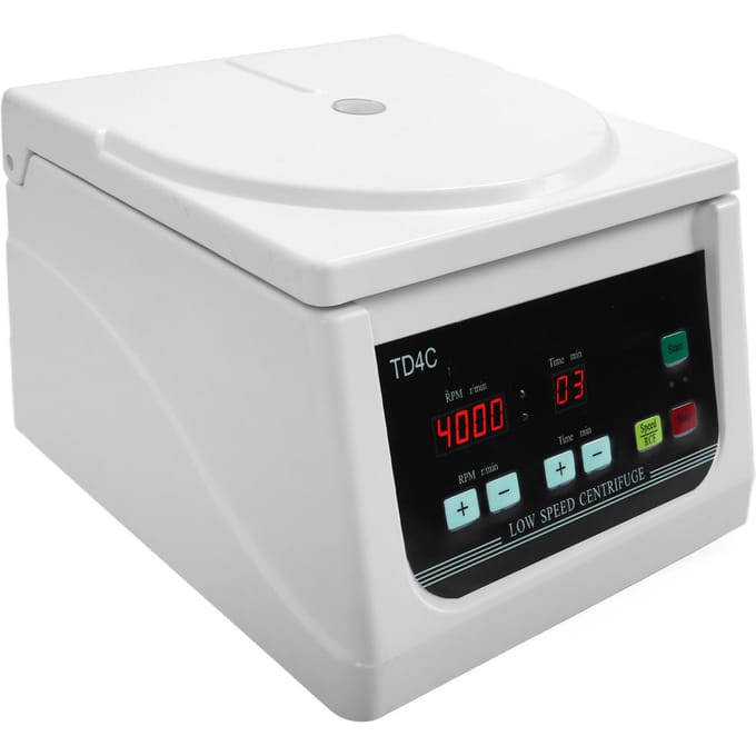 Desktop Centrifuge Machine 2200xg 4000rmin LCD-scherm Laboratorium Tafelmodel Centrifuge met Timer white