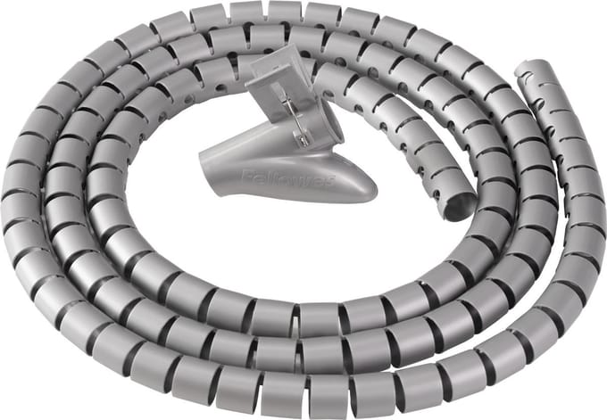Fellowes Cable Zip Kabelgoot 2 Meter | Kabelmanagement voor Bureau | Kabel Organizer voor Snoeren en Kabels