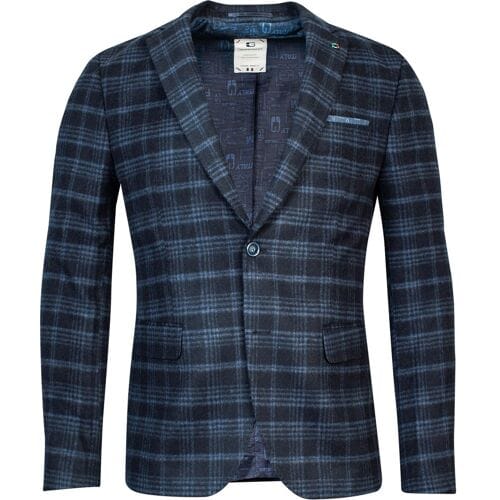 Giordano Colbert Robert Wool Mix Check Navy / male