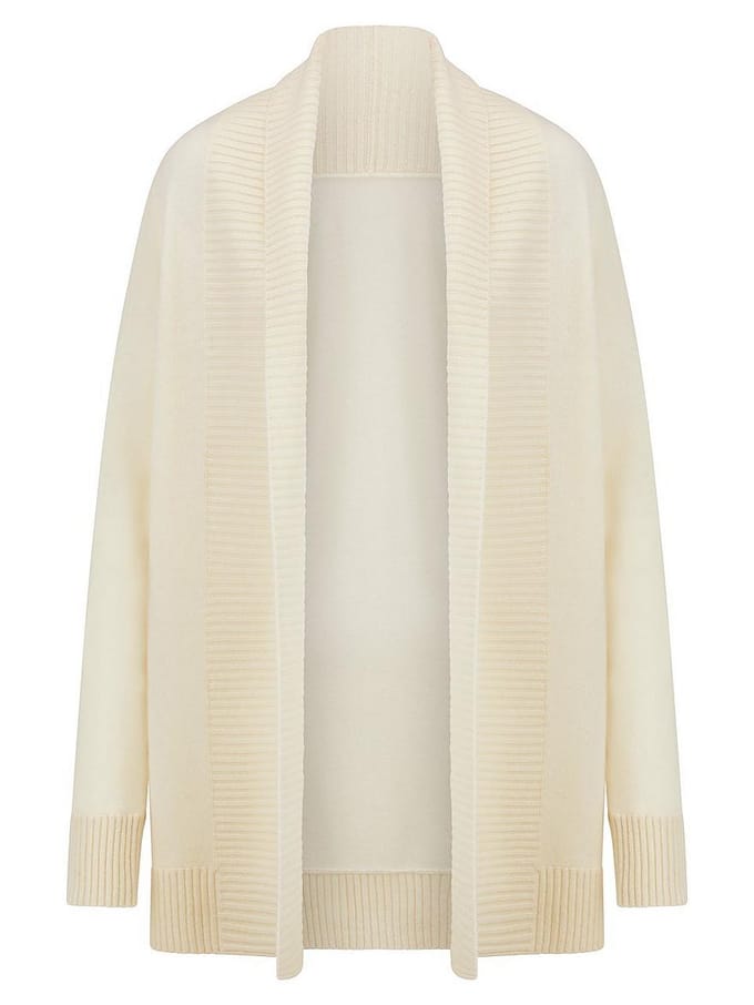 Lang vest Van Peter Hahn wit