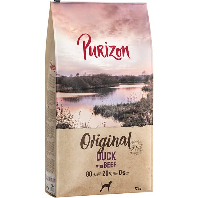 12kg Purizon Eend met Rund Adult Honden Droogvoer