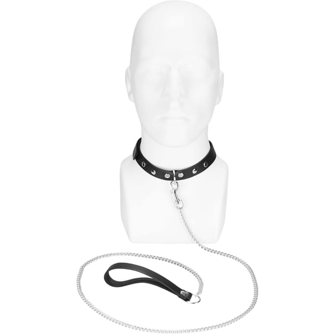 Smal halsbandje met riem