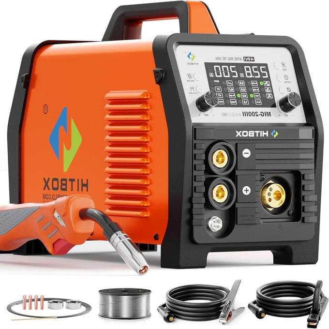 Lasapparaat - MIG machine - Metaal verbinden - Multi-proces functie - 40 x 20 x 35 cm - Zwart