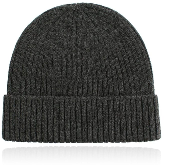 Classic Beanie Muts Dames - Dark Grey