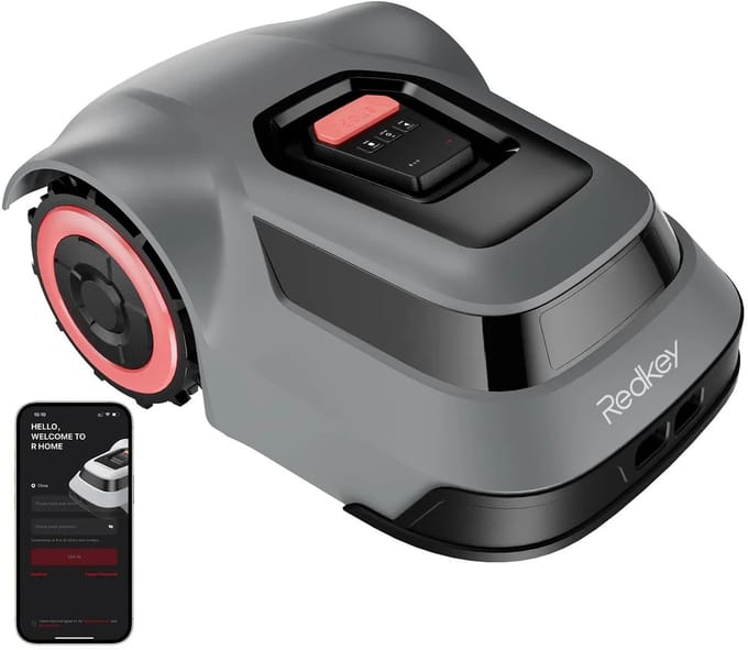 Benelux Select Robot Grasmaaier – Robotgrasmaaier – Robot Maaier – Tot 100 m² per uur – Klimvermogen 45% - App - 60,5 × 42 × 26 cm
