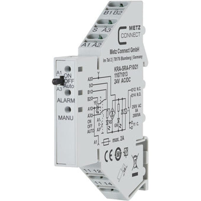 Metz Connect Interface Relais 24V AC/DC SPST - 11071013
