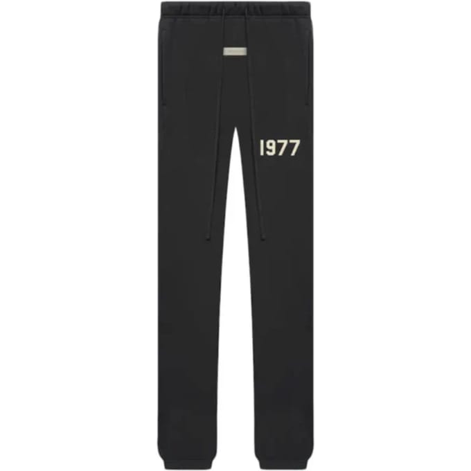 Fear of God ESSENTIALS 1977 Iron Black Broek
