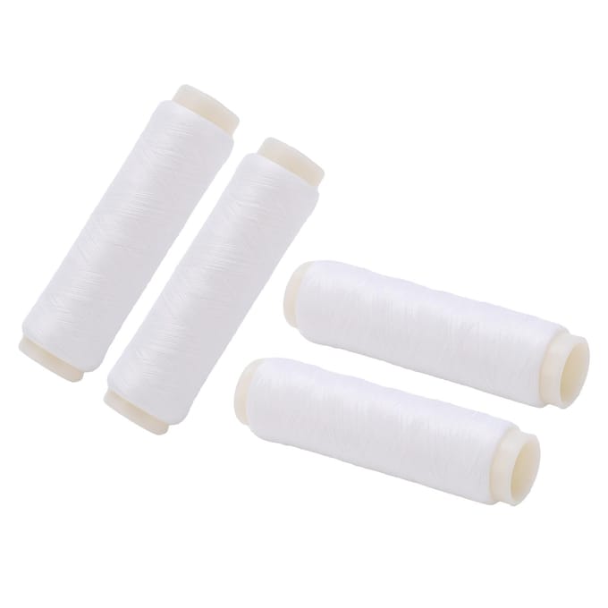 4 stuks 100/200m Onzichtbare Nylon Vissen Elastiek Lijn Hoge Elasticiteit VisaccessoiresNummer 5 white