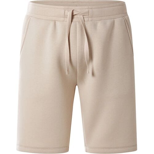 ESMARA MEN Heren sweatshorts van scubastof (Crème, M)