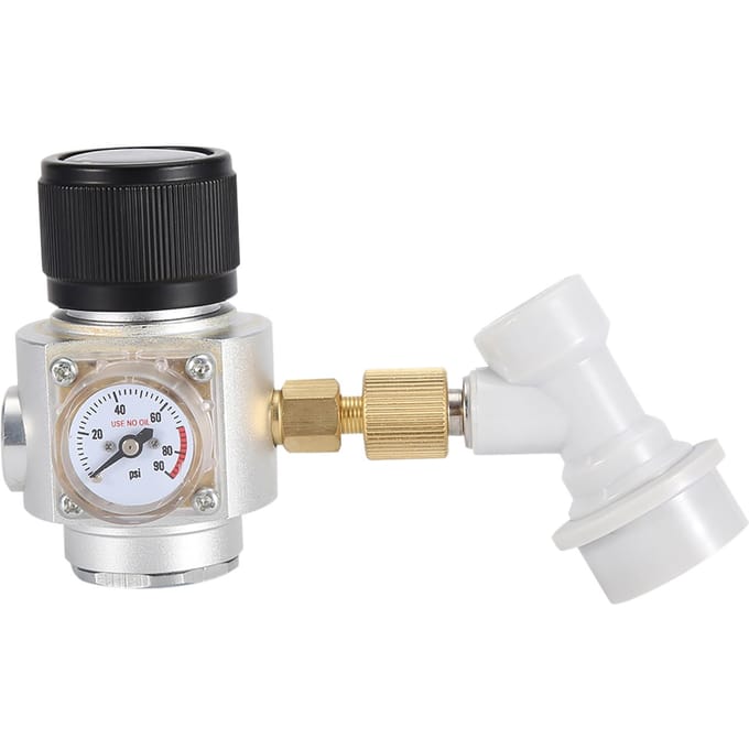 Home Brew CO2 Regelaar Oplader Kit Gas Ontkoppeling Thuis Tapbier Kegerator white