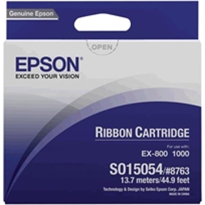 Epson S015054 #8763 inktlint zwart (origineel)