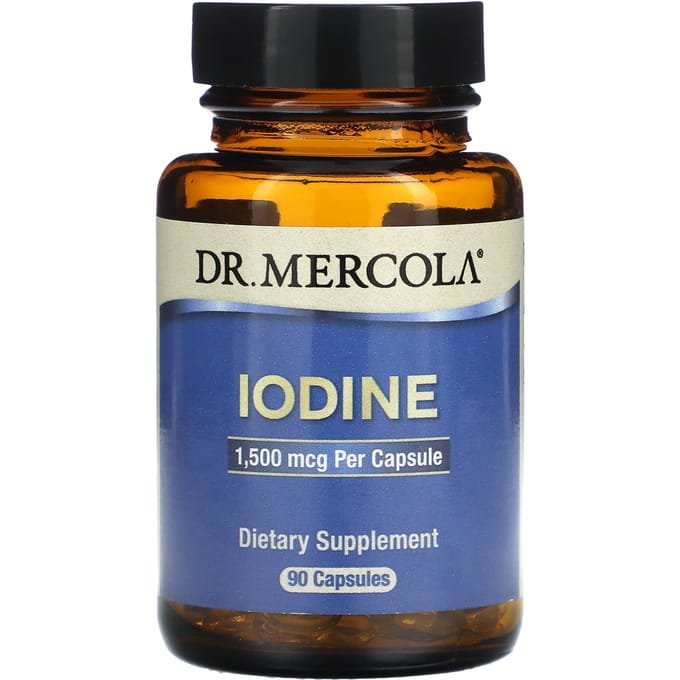 Dr. Mercola, Jodium, 1.500 mcg, 90 Capsules