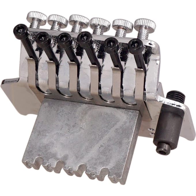 6-snarige Double Roll Tailpiece Saddle Tremolo Bridge System voor elektrische gitaarvervanging