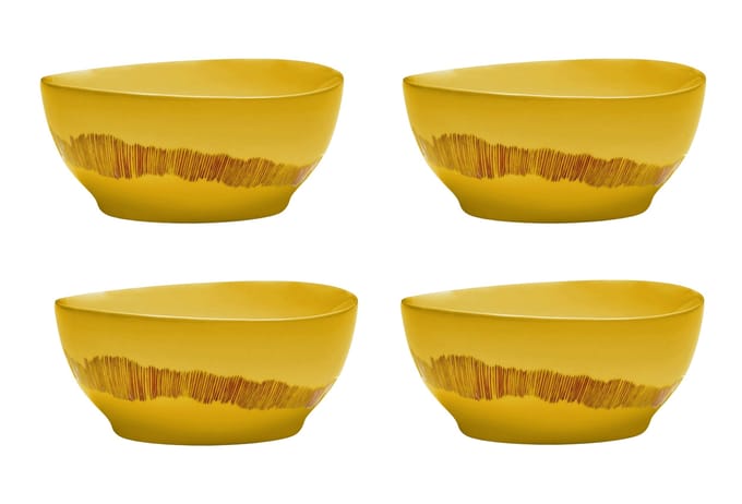 Serax - Ottolenghi Feast - Kom S - Geel/Rood - 16 Ø - 4 stuks