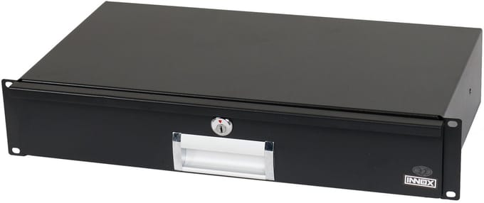 Racklade 2U 19 inch - Met slot - Innox RP-2UDS-S - Multikleur