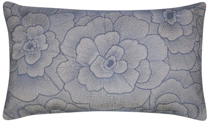 Rosanna Kussen geborduurd blauw 30x50cm
