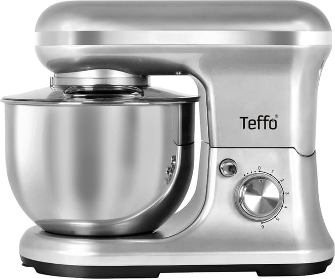 Teffo stand mixer - wit - 5 liter - 6 standen - 1200 watt