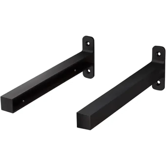 Duraline Plankdrager Modern L+r S2 Mat Zwart 20mm23,85cm