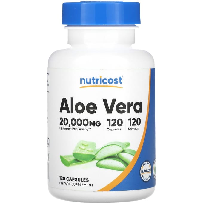 Aloë Vera, 20.000 mg, 120 Capsules